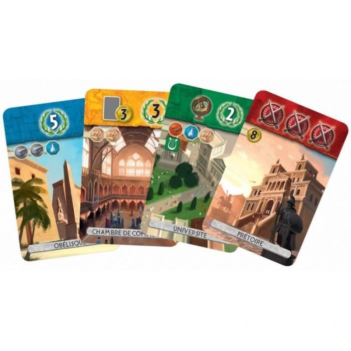 Asmodée - Repos Production - 7 Wonders : Duel - Unbox Now- Jeu de société - a partir de 10 ans - 2 joueurs - 30 minutes