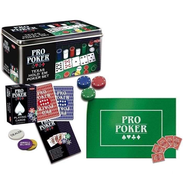 Coffret Métal Propoker - TACTIC - Jeu de carte - Mixte - 60 min - A partir de 11 ans