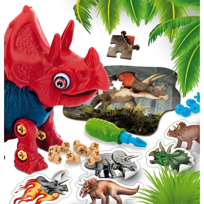 Lisciani giochi- I`m a Genius Dino Stem Triceratops, 92420, Non Applicable - 8008324092420