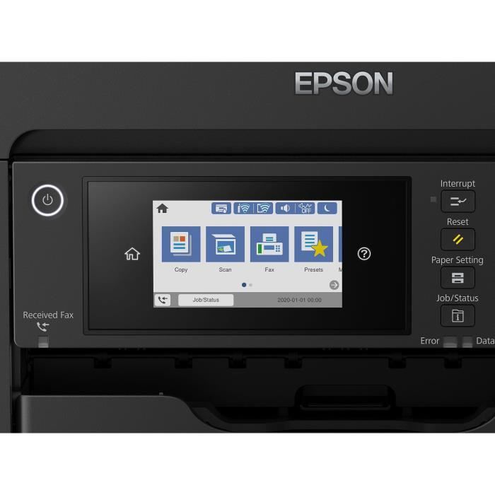 Imprimante jet d'encre EPSON WF-7840DTWF - Impression recto-verso automatique - Legal (216 x 356 mm) - Sans fil