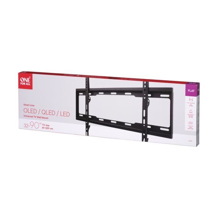 ONE FOR ALL WM2611 Support TV mural fixe 32-90 (81 a 229cm) - Poids max : 100kg