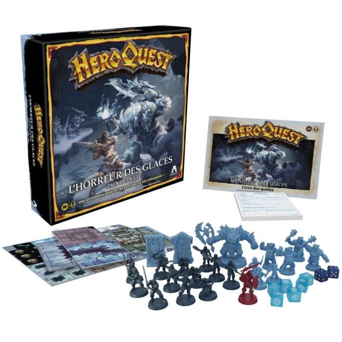 HeroQuest, extension L'horreur des glaces, a partir de 14 ans, systeme de jeu HeroQuest requis - Avalon Hill