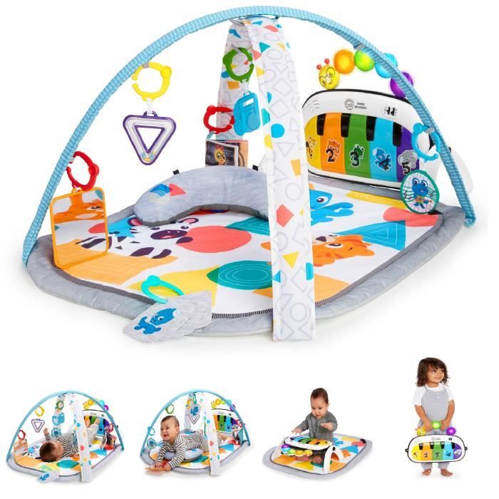 BABY EINSTEIN, Tapis d'éveil 4-en-1 Kickin' Tunes, apprentissage musique et langues