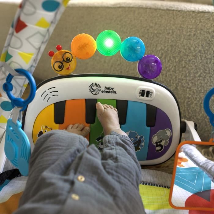 BABY EINSTEIN, Tapis d'éveil 4-en-1 Kickin' Tunes, apprentissage musique et langues