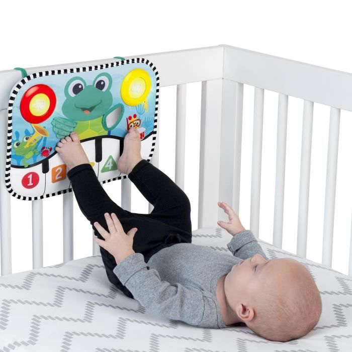 BABY EINSTEIN Jouet musical pour bébé, clavier Ocean Explorers Neptune la tortue, découverte chiffres, formes et couleurs, 3