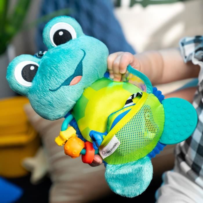 BABY EINSTEIN Ocean Explorers Neptune's Sensory Sidekick jouet en peluche, des la naissance