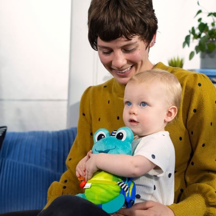 BABY EINSTEIN Ocean Explorers Neptune's Sensory Sidekick jouet en peluche, des la naissance