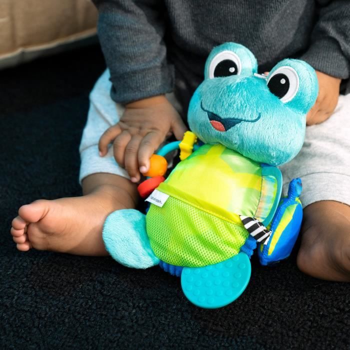 BABY EINSTEIN Ocean Explorers Neptune's Sensory Sidekick jouet en peluche, des la naissance