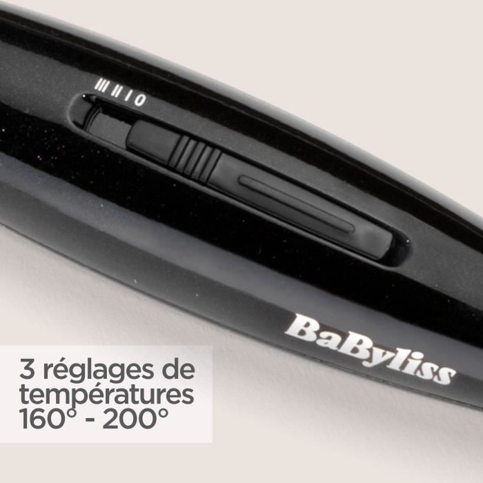 Brosse lissante - BaByliss - HSB101E Smoothing Heating Brush - En céramique pour un lissage rapide et facile