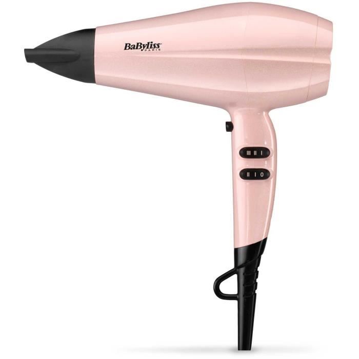 Seche-cheveux Rose Blush 2200 Design BaByliss 5337PRE  2200W  Moteur DC - Rose