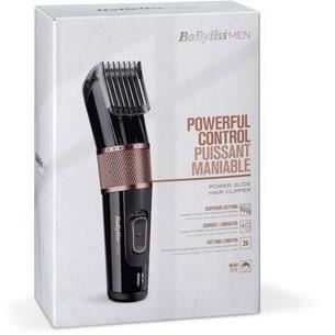 Tondeuse Cheveux - BaByliss - E974E - Légere avec ou sans fil, Lames en acier inoxydable, 26 hauteurs de coupe