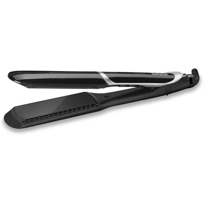 Lisseur - BaByliss - ST397E Sleek Control Wide - Avec plaques Tourmaline Céramique et peigne amovible