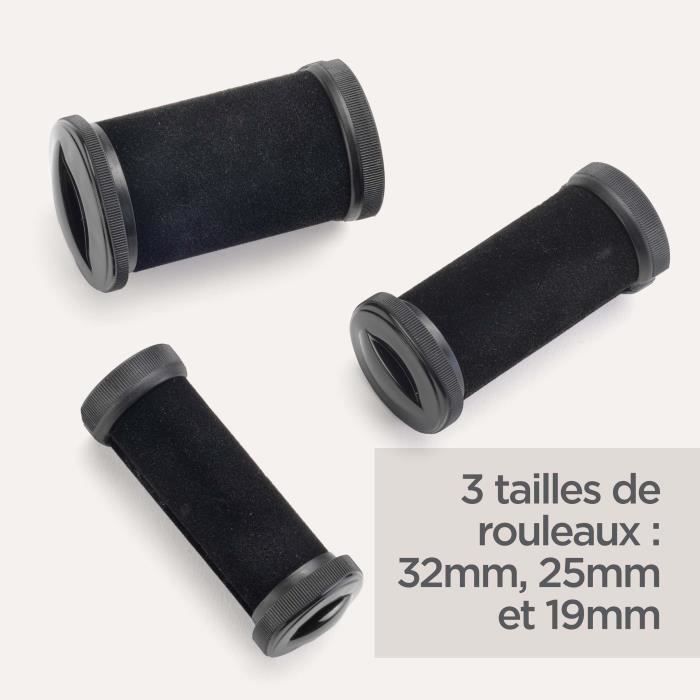 Bigoudis chauffants Babyliss RS035E - Bigoudis Thermo-Ceramic Rollers NOIR