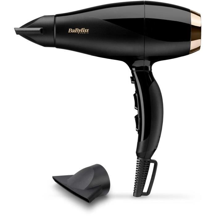 Seche-cheveux - BaByliss - 6714E Super Pro 2300  - Moteur AC - Fabriqué en Italie