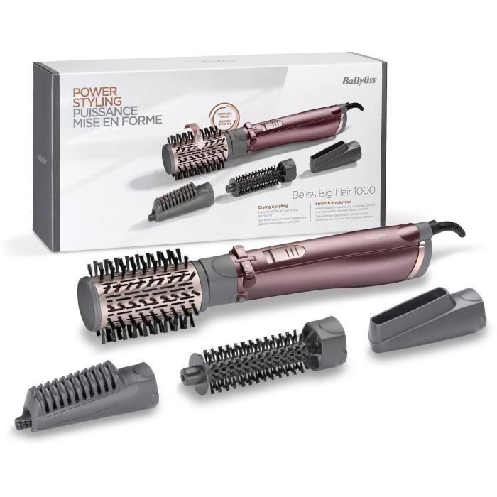 Brosse soufflante - BaByliss - AS960E Beliss Big Hair 1000 - 4-en-1 - Rotative