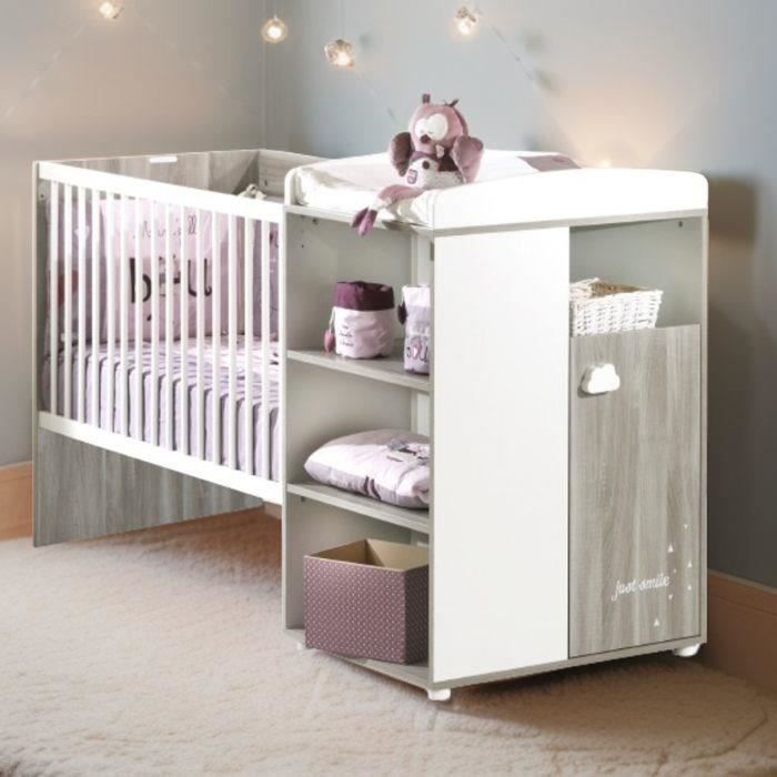 Lit Combiné - 120x60cm - Evolutif en 90x190cm - Babyprice Smile - Chene silex