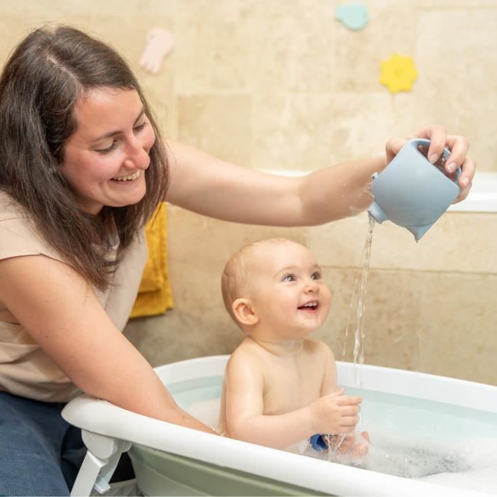 Badabulle Arrosoir en Silicone - Jouet pour le Bain, la Plage, le Plein Air