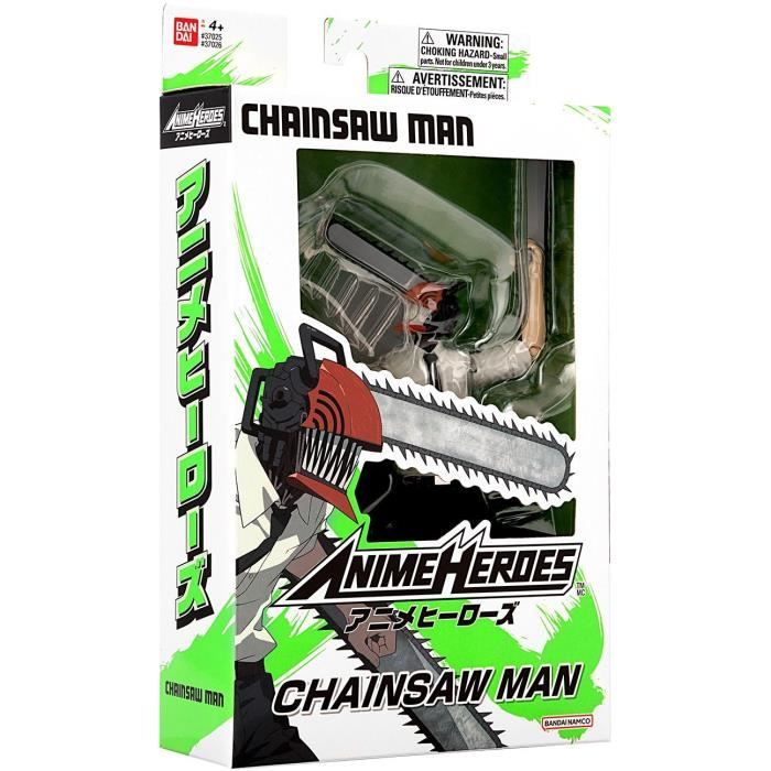 BANDAI - Anime Heroes - Chainsaw Man - Figurine Anime Heroes 17 cm - Chainsaw Man - 37026