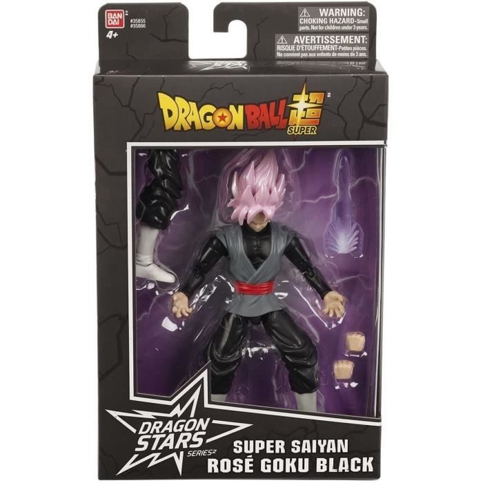 Figurine articulée Goku Black Super Saiyan Rosé - Dragon Ball - BANDAI