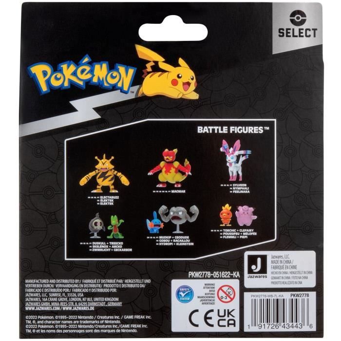 Figurines Pokémon Bandai - Pack évolution Pichu, Pikachu et Raichu