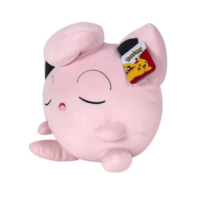 Peluche - BANDAI - Pokémon Rondoudou (Jigglypuff) - 40 cm, douce et moelleuse