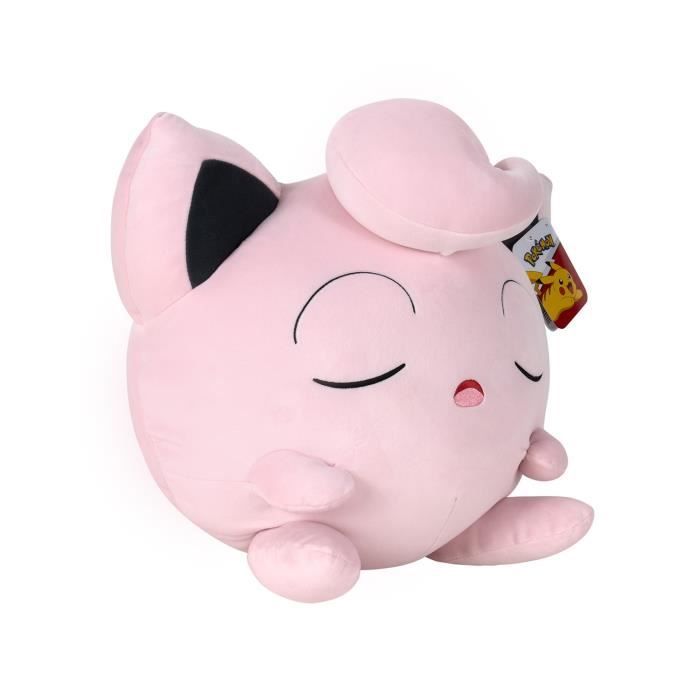 Peluche - BANDAI - Pokémon Rondoudou (Jigglypuff) - 40 cm, douce et moelleuse