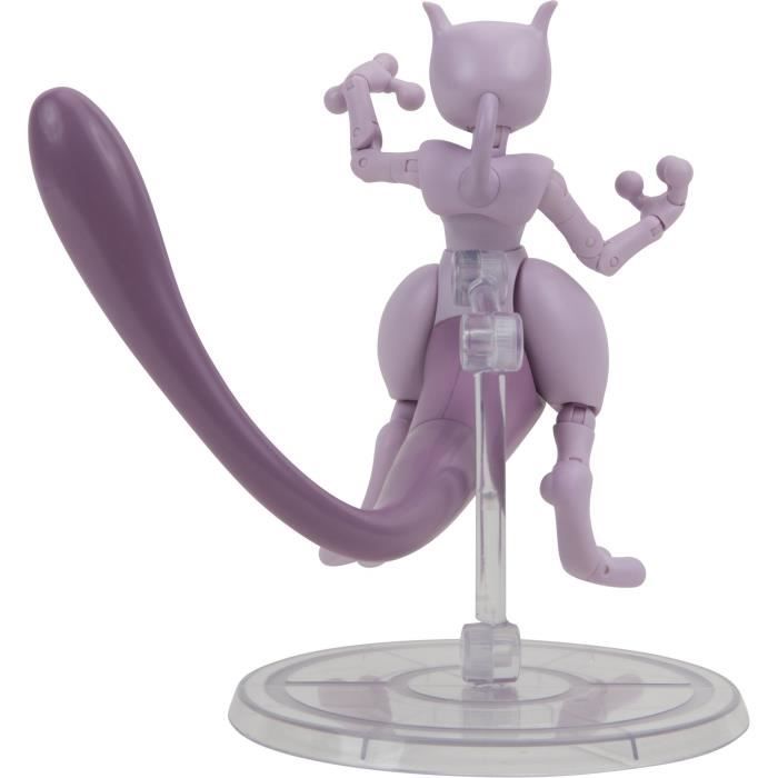 Figurine - BANDAI - Pokémon Mewtwo - 12 cm, ultra articulée et tres détaillée