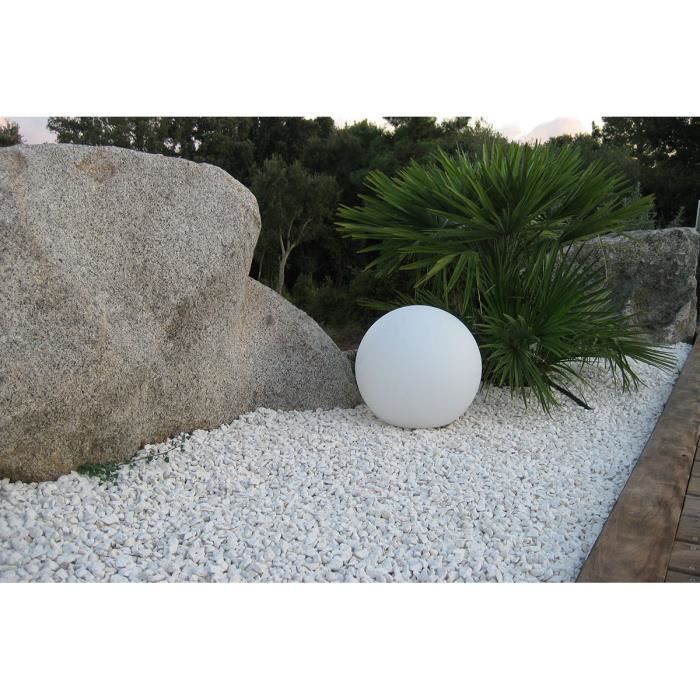 LUMISKY - Boule lumineuse filaire pour extérieur LED - blanc BOBBY - Ø50cm culot E27