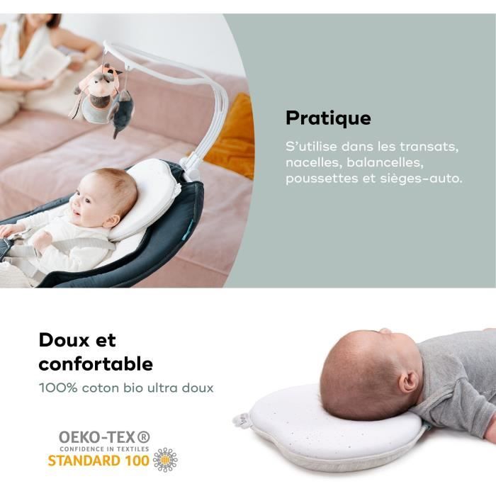 Babymoov Support de tete ergonomique Lovenest Original, White