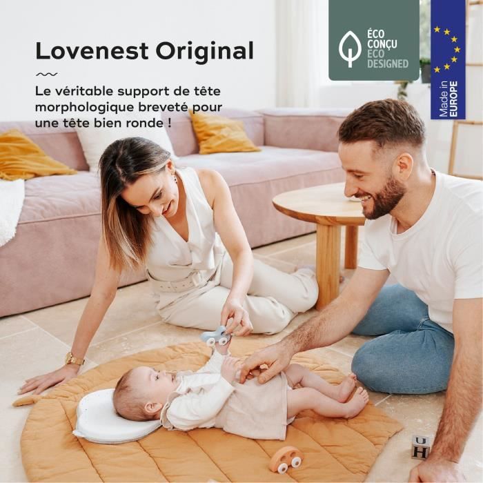 Babymoov Support de tete ergonomique Lovenest Original, White