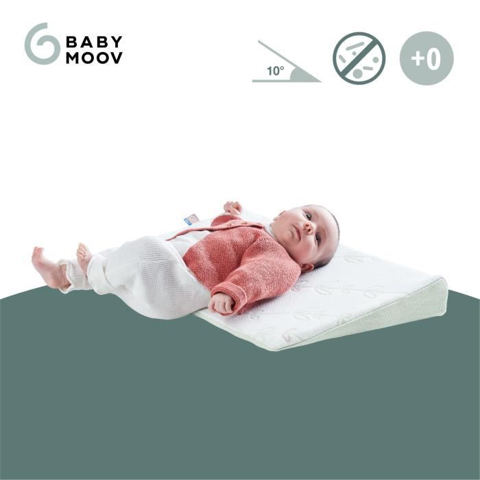 BABYMOOV Plan incliné Cosymat Antibactérien, élimine naturellement les bactéries, adapté aux matelas 60x120 cm