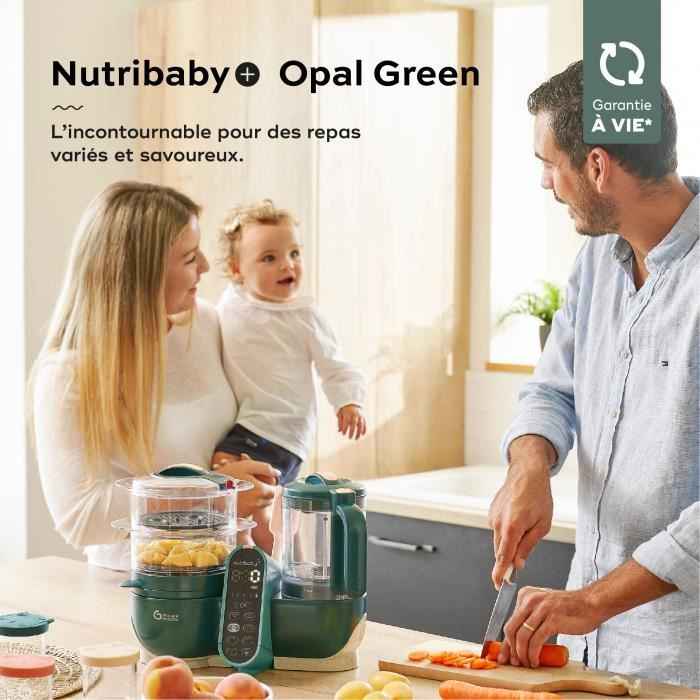 Robot préparation bébé Babymoov Nutribaby + Opal Green