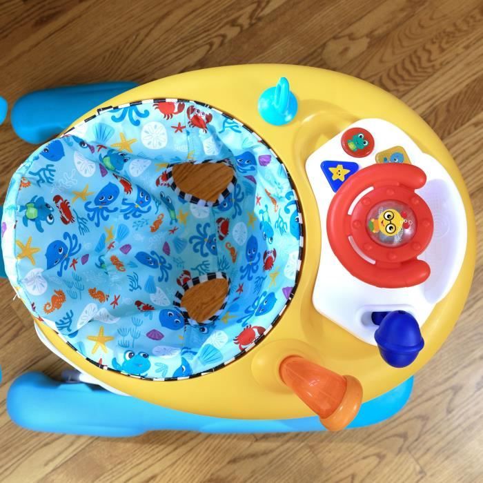 Trotteur sous marin - BABY EINSTEIN - Ocean Explorers Dive & Discover 3 en 1 - Jouet amovible pour jouer par terre