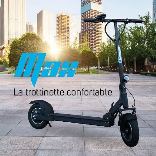 Trottinette électrique avec alarme 10 Pouces - BEEPER - MAX FX10-G2-8 - 500W - 48V - 8Ah