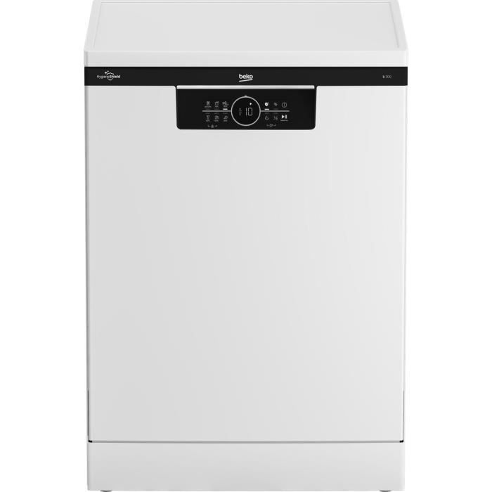 Lave-vaisselle pose libre BEKO BDFN26530W - 15 couverts - L60cm - 44dB - Blanc