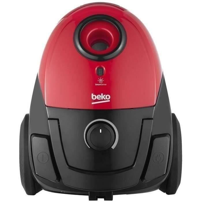 BEKO VCC34801AR - Aspirateur Traineau - Puissance nominale: 800 W - Capacité 2,1 L  - Indicateur Sac Plein - Variateur de puissance