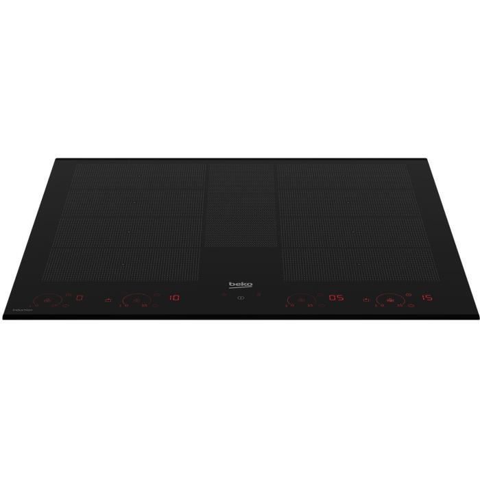 Table de cuisson a induction - BEKO - 8 inducteurs + 1 zone flexible - 60 cm - HII68811NT