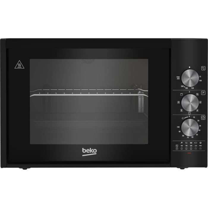 Mini-four - BEKO - BMF30B - 30 L - Multifonction - Chaleur brassée - 1850 W - 7 fonctions - Noir