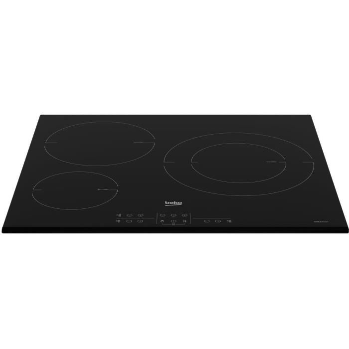 Plaque de cuisson induction BEKO - 3 feux - 58x51 cm - HII63200MTB