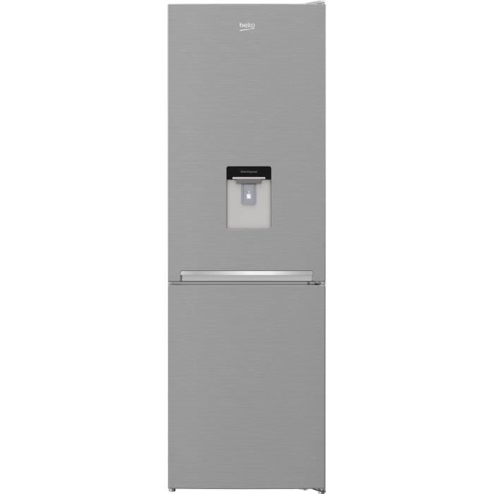 Réfrigérateur congélateur bas BEKO CRCSA366K40DXBN - 343 L (223+120) - métal brossé