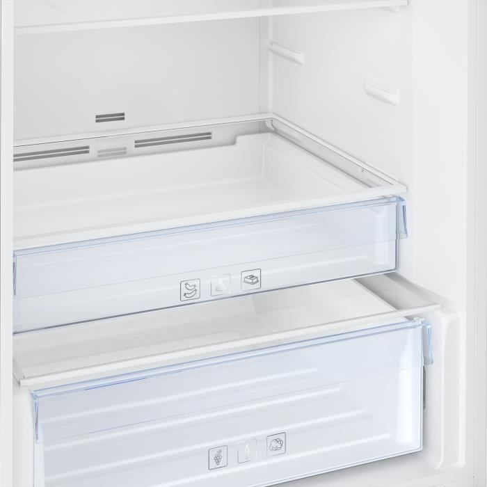 Réfrigérateur pose libre - Combiné - BEKO - BRCNE560K40DSN - Neo Frost - 510L - E - 74,5 x 70 x 192 cm - Gris acier