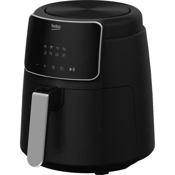 Friteuse multifonction sans huile - BEKO - FRL2244B - 1500 W - 3,9 L pour 0,8 kg de frites - 8 programmes - Ecran tactile - Noir