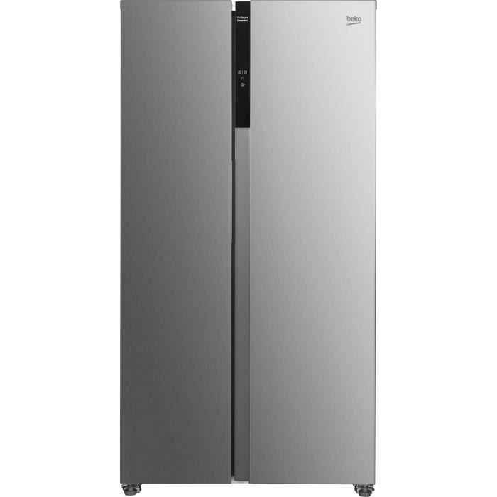 Réfrigérateur américain BEKO GNO5322XPN Side by Side - 532 L - inox