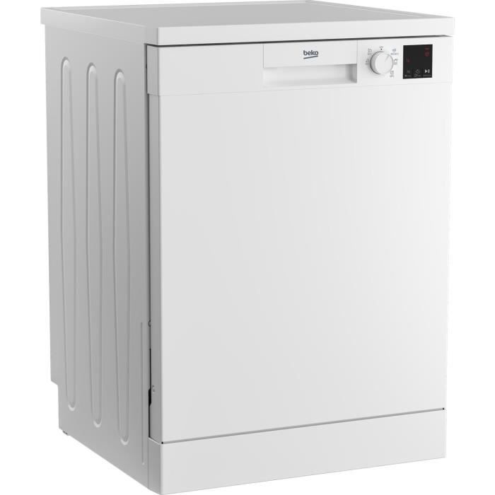 Lave-vaisselle pose libre BEKO b300 DVN05C30W - 15 couverts - L60cm - 45dB - Blanc