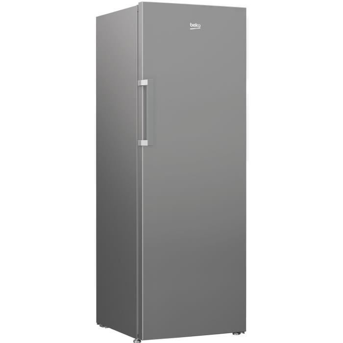 Réfrigérateur monoporte tout utile - BEKO - RSSE415K40SN - Classe E - 367 L - 171,4 x 59,5 x 70 cm - Gris Acier