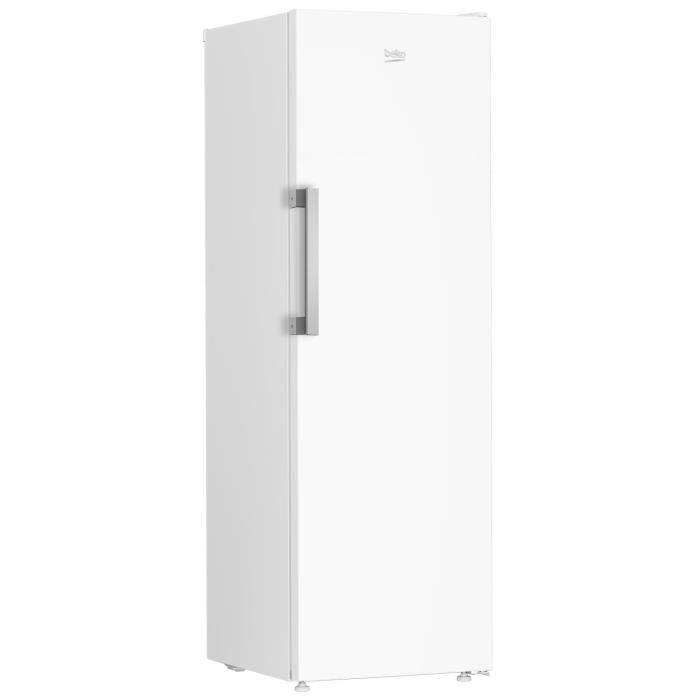 Réfrigérateur monoporte tout utile - BEKO - B1RMLNE444W - Froid ventilé - Classe E - 365 L - 186,5 x 59,7 x 70,9 cm - Blanc