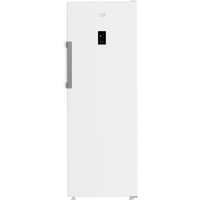 Congélateur armoire pose libre - BEKO - B3RFNE294W - Froid ventilé - E - 260 L - Autonomie : 11 h - 75,4 x 59,7 x 170,5 cm - Blanc