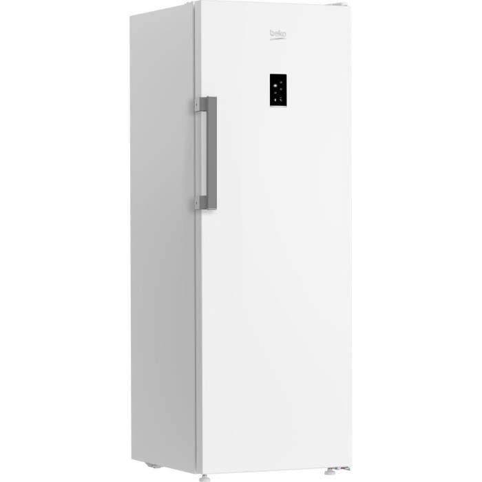 Congélateur armoire pose libre - BEKO - B3RFNE294W - Froid ventilé - E - 260 L - Autonomie : 11 h - 75,4 x 59,7 x 170,5 cm - Blanc