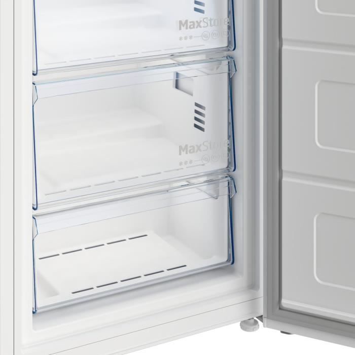 Congélateur armoire pose libre - BEKO - B3RFNE294W - Froid ventilé - E - 260 L - Autonomie : 11 h - 75,4 x 59,7 x 170,5 cm - Blanc