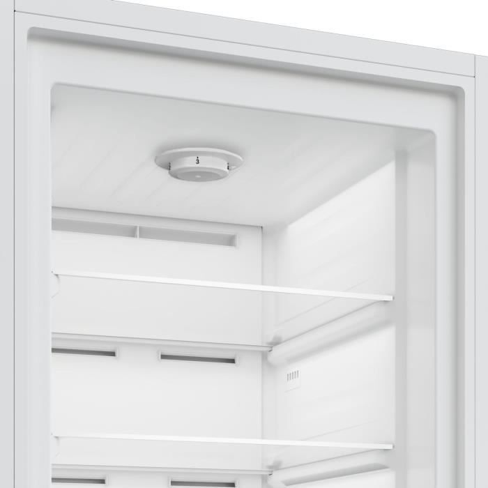 Congélateur armoire - BEKO - B1RFNE314W - Froid ventilé - Classe E - 286 L - 186,5 x 59,7 x 70,9 cm - Blanc